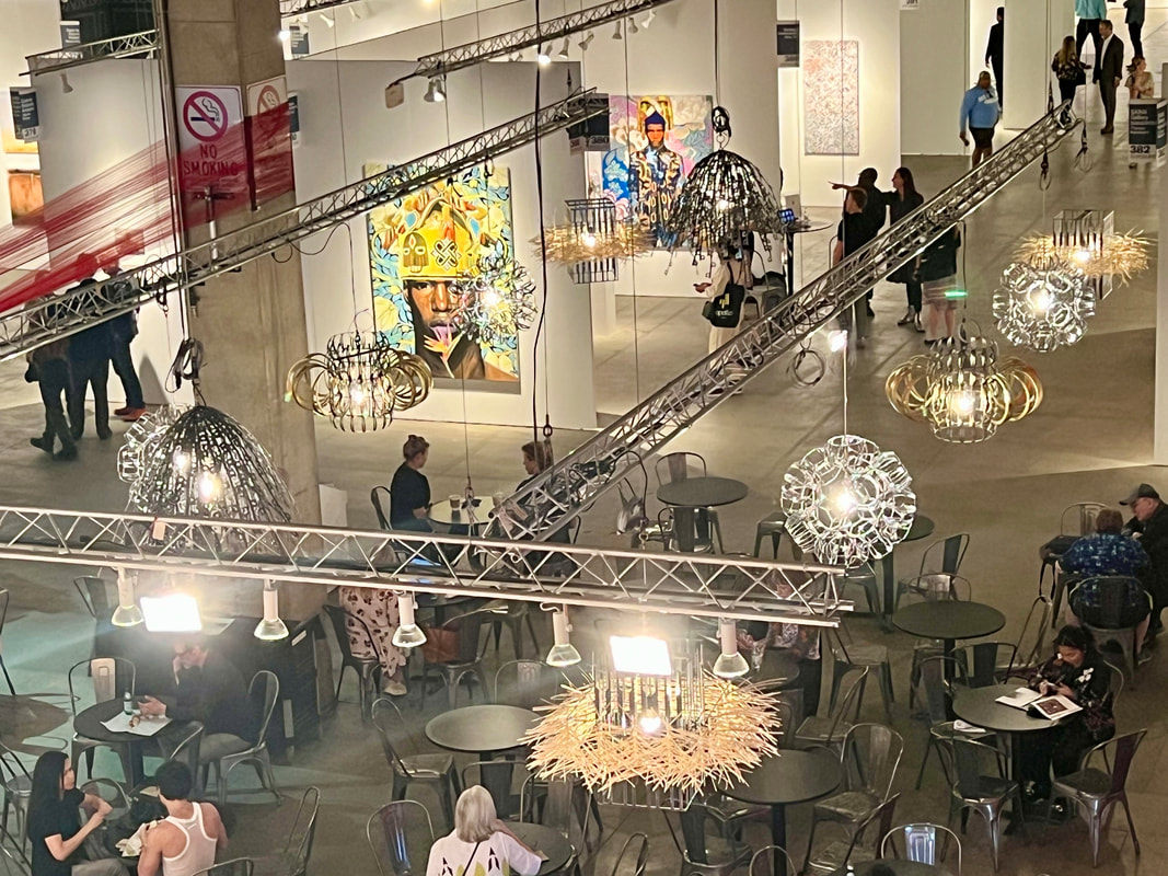 Lucy Slivinski Artistic Lighting Installation at Art Expo Chicago 2023
